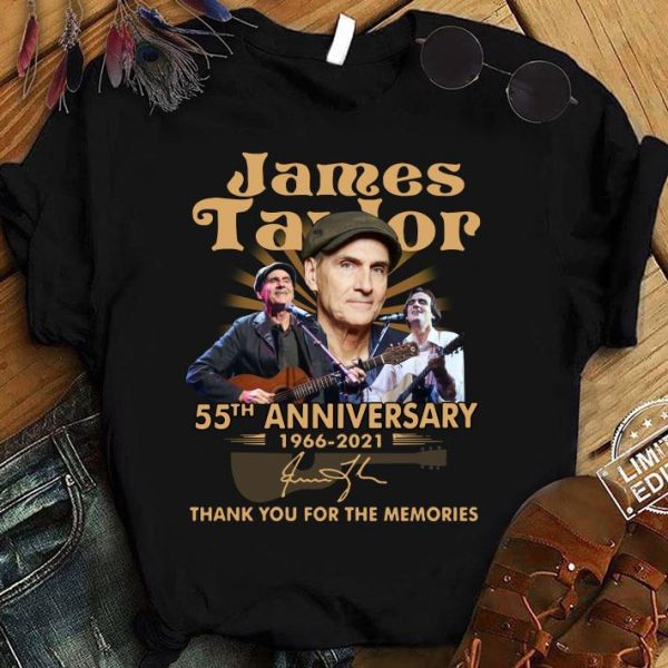Hot James Taylor 55th Anniversary 1966 2021 shirt 1
