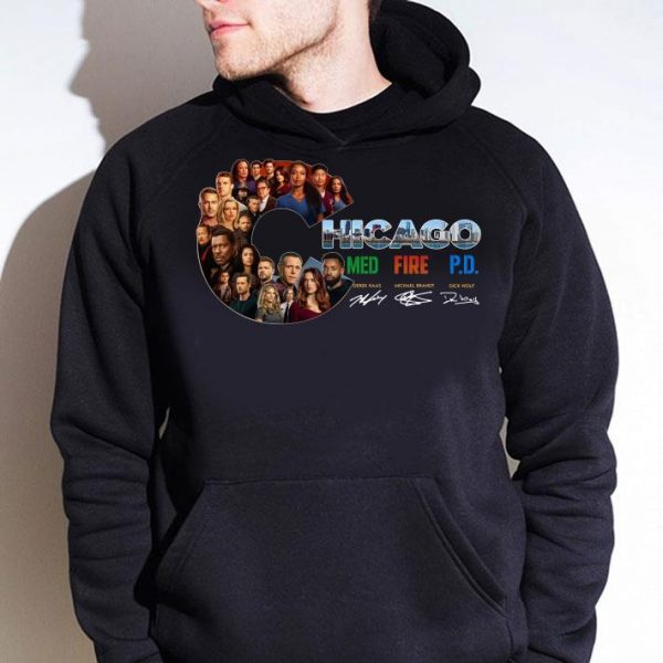 Hot Chicago Fire TV series signatures shirt 4