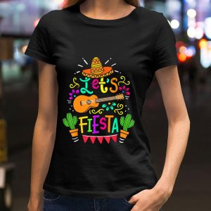 Official Cinco De Mayo Let's Fiesta Guitar Cactus shirt 5