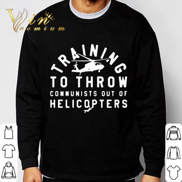 Joe Biggs Training Throw Communist Helicopters shirt 3