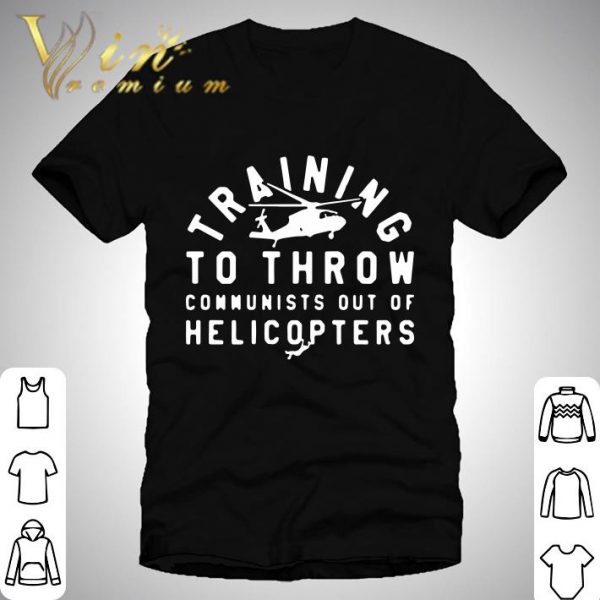 Joe Biggs Training Throw Communist Helicopters shirt 1