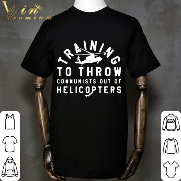Joe Biggs Training Throw Communist Helicopters shirt 2