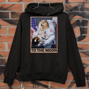 Original Shiba Inu Dogecoin Astronaut To The Moon Blockchain Hodl Crypto shirt 7