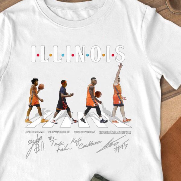 Official ILLINOIS Abbey Road Signatures shirt 1