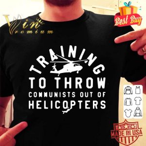 Original Joe Biggs Training Throw Communist Helicopters shirt 5