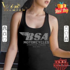 Premium BSA Motorcycles Birmingham England 1910-1972 Birmingham Logo British Motorcycles shirt 6