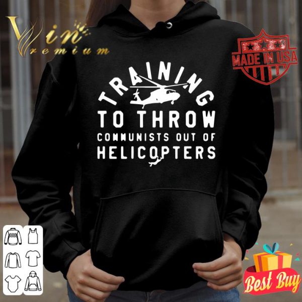 Original Joe Biggs Training Throw Communist Helicopters shirt 4