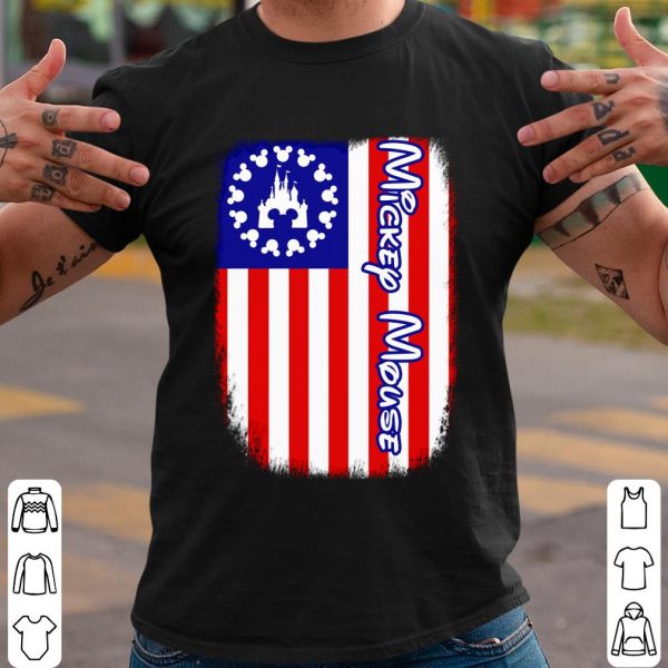 American Flag Mickey Mouse Walt Disney Shirt, Mickey Mouse  Flag Shirt 1