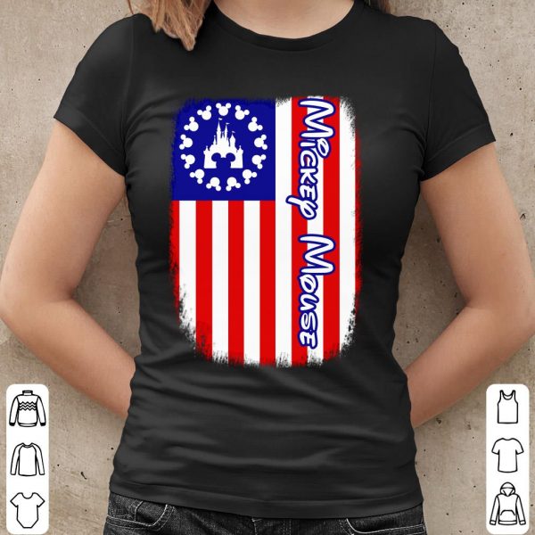 American Flag Mickey Mouse Walt Disney Shirt, Mickey Mouse  Flag Shirt 2