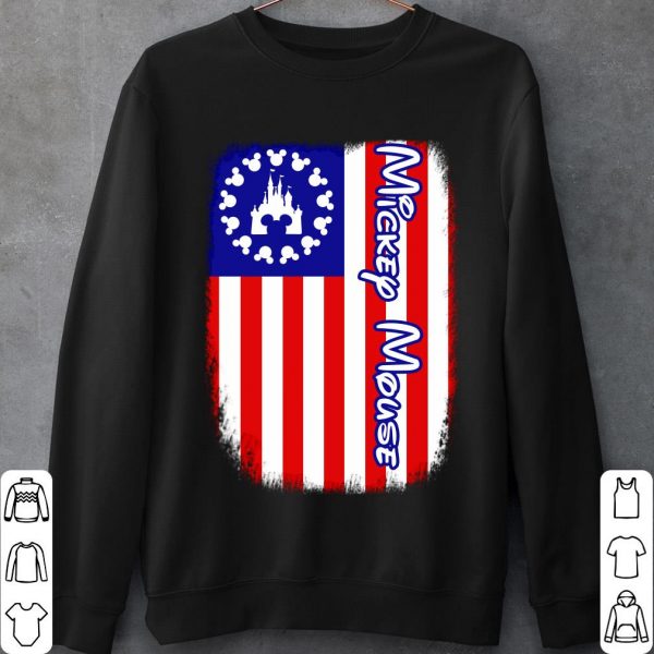 American Flag Mickey Mouse Walt Disney Shirt, Mickey Mouse Flag Shirt
