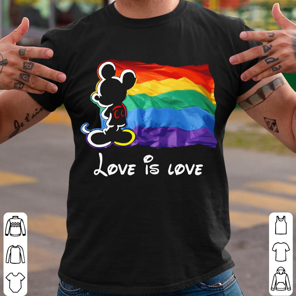 Disney Love Is Love Mickey Mouse LGBT Flag Shirt 10 Disney Love Is Love Mickey Mouse LGBT Flag Shirt