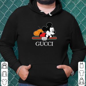 Gucci Mickey Mouse On Logo Shirt, Mickey Mouse Walt Disney, Funny Mickey Mouse 5