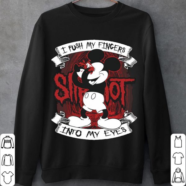 I Push My Fingers Into My Eyes Mickey Mouse Shirt