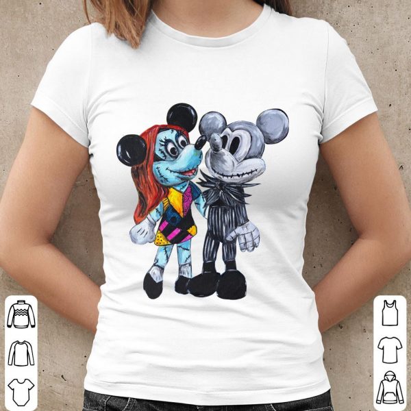 Jack Skellington and Sally Shirt, Jack Mickey and Sally Minnie Shirt 2