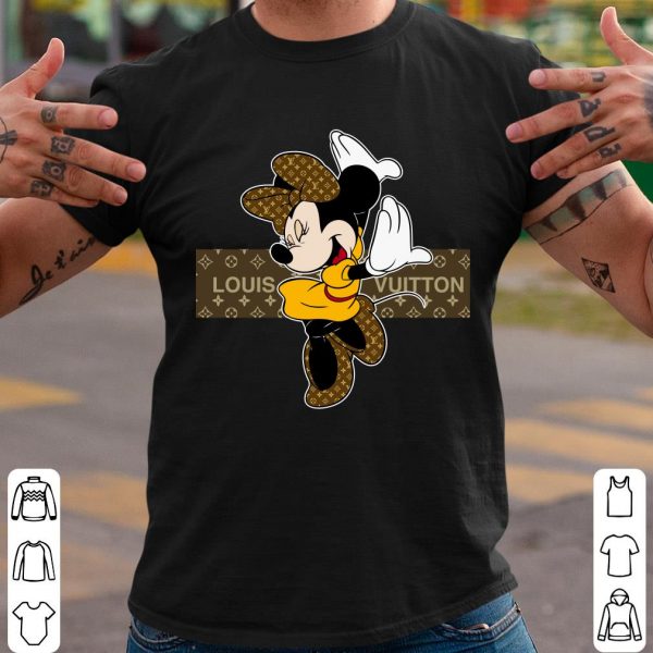 Louis Vuitton Minnie Mouse Shirt, Walt Disney LV Minie Shirt