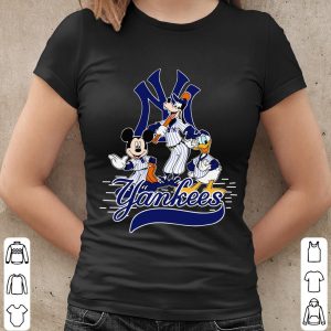 New York Yankees Mickey Mouse Shirt, Walt Disney Goofy Donald Duck Shirt