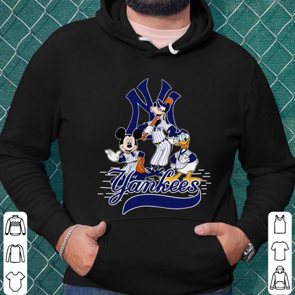 New York Yankees Mickey Mouse Shirt, Walt Disney Goofy Donald Duck Shirt 3