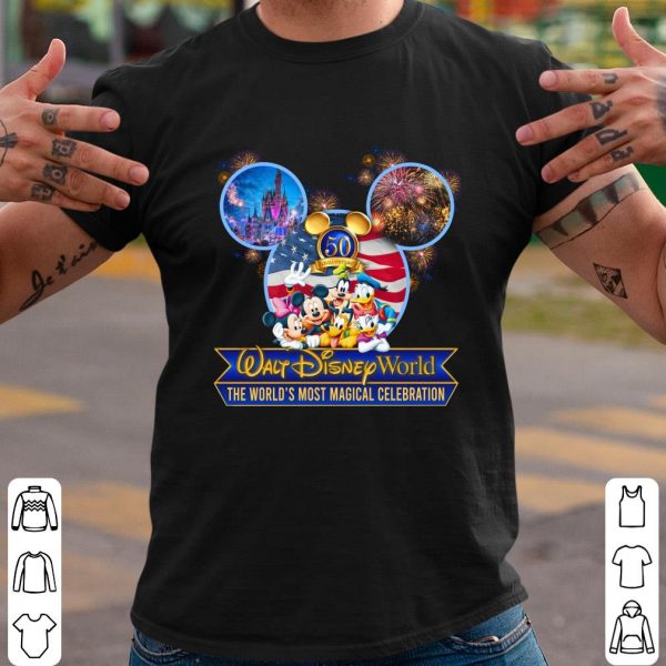The World's Most Magical Celebration 50th anniversary Walt Disney World Shirt, Mickey Mouse Shirt 1
