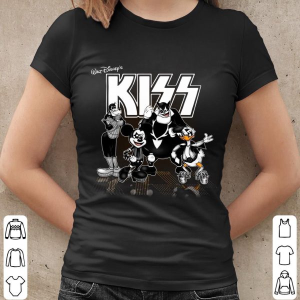 Walt Disneys Kiss Band Mickey Mouse Shirt,  Goofy Donald Duck Walt Disney Shirt 2