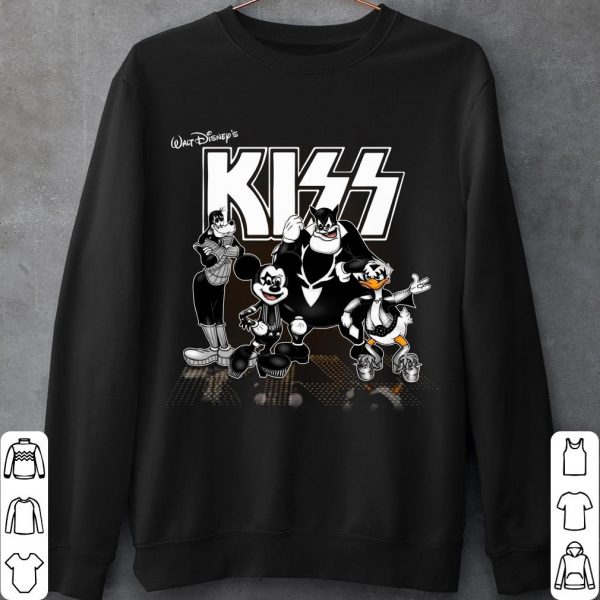 Walt Disneys Kiss Band Mickey Mouse Shirt,  Goofy Donald Duck Walt Disney Shirt 3