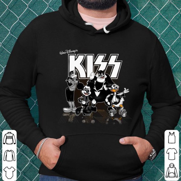Walt Disneys Kiss Band Mickey Mouse Shirt, Goofy Donald Duck Walt Disney Shirt