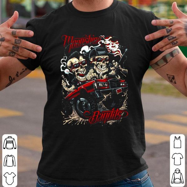 America Jeep Skeleton Moonshine Bandits Shirt, Moonshine Bandits Shirt 1