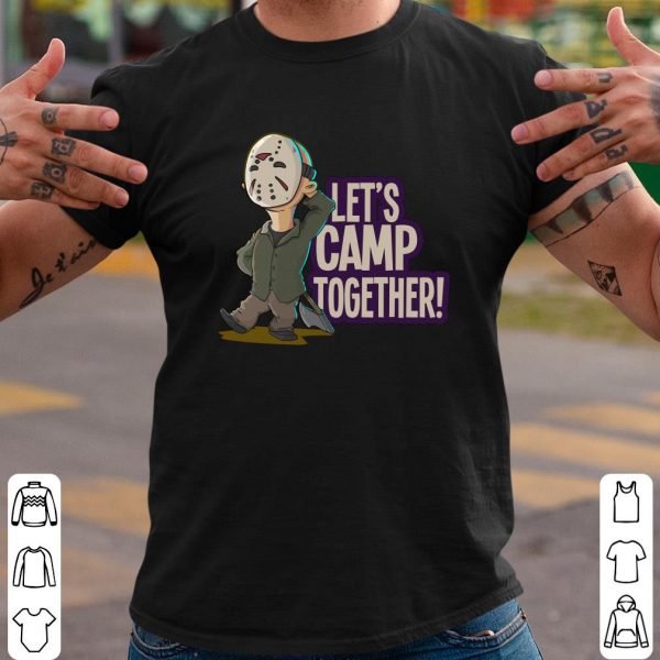 Chibi Jason Voorhees Cute Lets Camp Together Shirt, Jason Voorhees Gift For Son 1