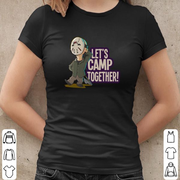 Chibi Jason Voorhees Cute Lets Camp Together Shirt, Jason Voorhees Gift For Son 2