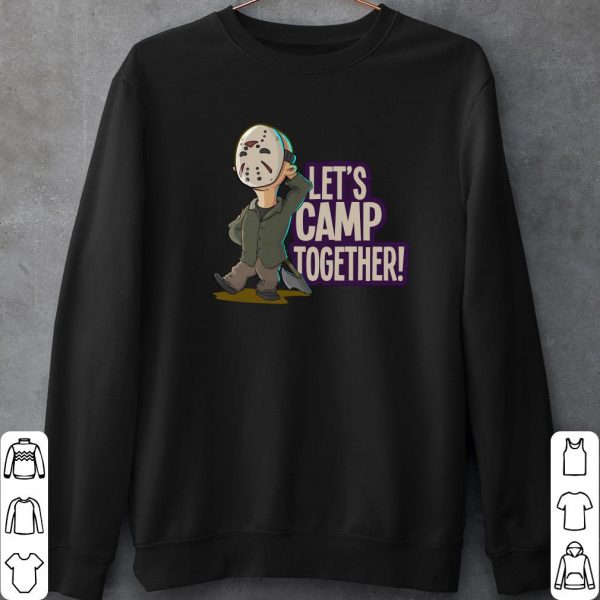 Chibi Jason Voorhees Cute Lets Camp Together Shirt, Jason Voorhees Gift For Son