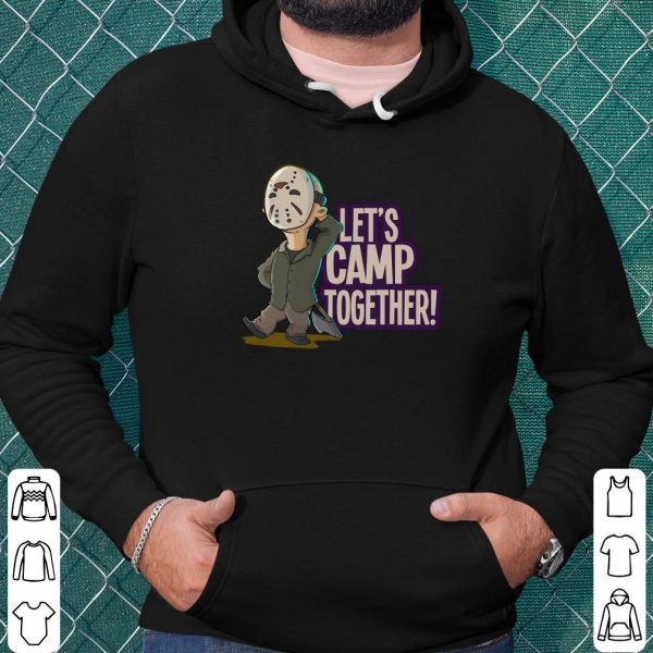 Chibi Jason Voorhees Cute Lets Camp Together Shirt, Jason Voorhees Gift For Son 3