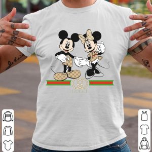 Gucci Fashion Mickey Mouse and Minnie Mouse Shirt, Mickey Mouse Shirt, Minnie Mouse Shirt