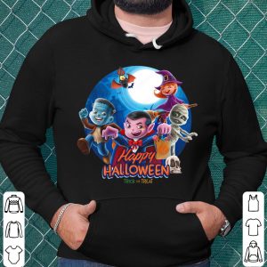 Happy Halloween Trick Or Treat Hotel Transylvania 2 Shirt, Chibi Dracula and Friends Shirt 6