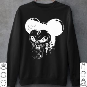Mickey Mouse Horror Shirt, Skull Mickey Mouse Halloween Shirt, Mickey Mouse Skeleton Face Shirt 5