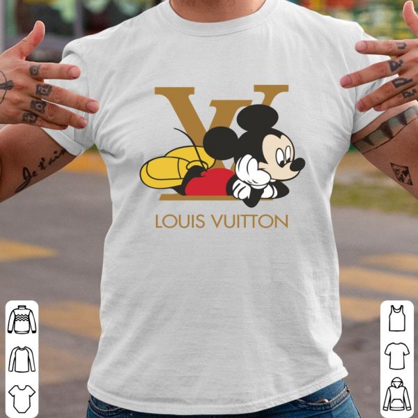 Mickey Mouse Louis Vuitton Shirt, Fashion LV Mickey Mouse Disney Shirt 1