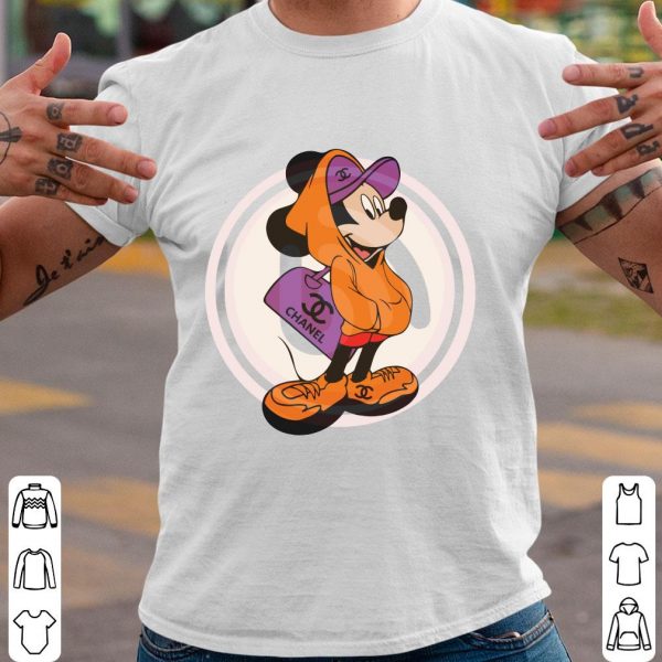 Mickey Mouse Wearing A Chanel Bag Shirt, Fashion Mickey Mouse Shirt 1