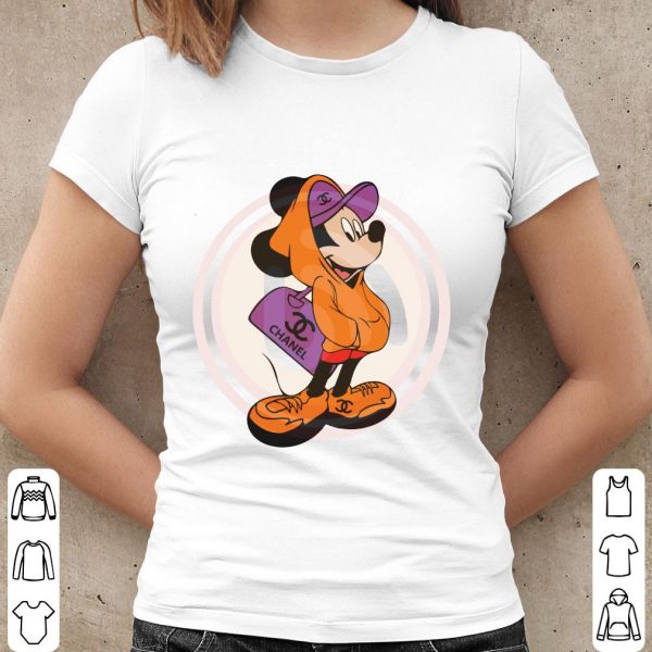 Mickey Mouse Wearing A Chanel Bag Shirt, Fashion Mickey Mouse Shirt 2