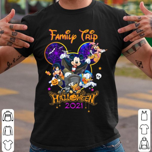 Mickey Pumpkin Walt Disney Halloween Shirt, Family Disney Trip Halloween 2021 Shirt