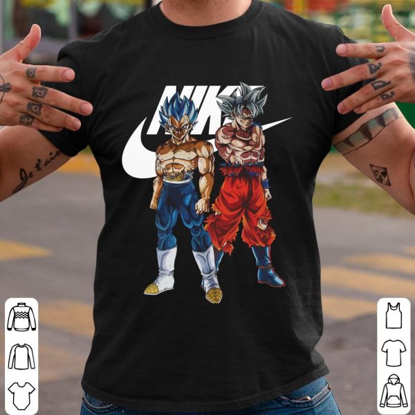 Nike Vegeta and Goku Dragon Ball Shirt, Nike Son Goku Shirt, Nike Vegeta Shirt 1
