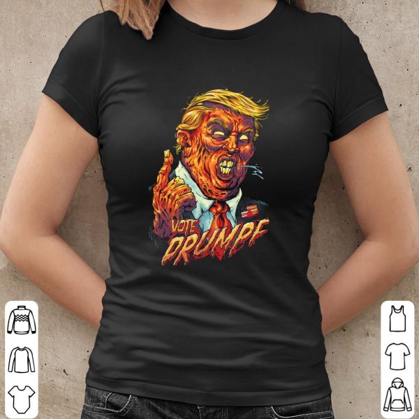 President America Horro Shirt, Donald Trumb Zombie Halloween Shirt, Vote Drumpf Shirt 1