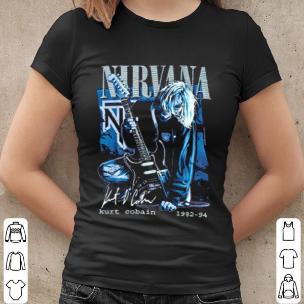 Skeleton Kurt Cobain Nirvana Rock Band Shirt, The Rock Band Nirvana Shirt 1
