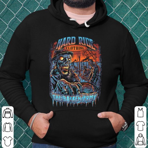 The Bakken Army The Hard Ride Zombie Shirt, The Bakken Army Halloween Shirt, 3