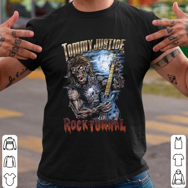 Tommy Justice Zombie Guitar Player Shirt, Tommy Justice Rockturnal Shirt, Tommy Justice Rock Star Skeleton Shirt 1