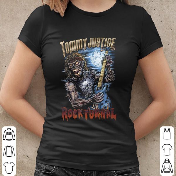 Tommy Justice Zombie Guitar Player Shirt, Tommy Justice Rockturnal Shirt, Tommy Justice Rock Star Skeleton Shirt 2
