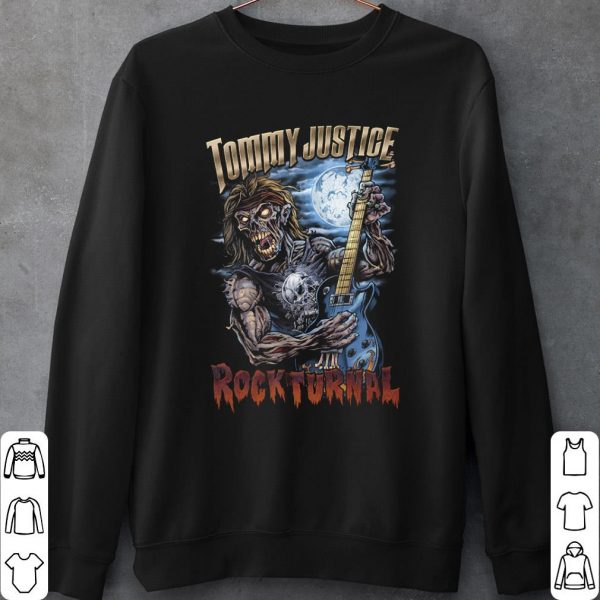 Tommy Justice Zombie Guitar Player Shirt, Tommy Justice Rockturnal Shirt, Tommy Justice Rock Star Skeleton Shirt 3