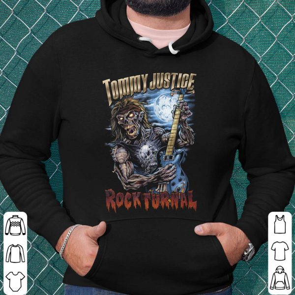 Tommy Justice Zombie Guitar Player Shirt, Tommy Justice Rockturnal Shirt, Tommy Justice Rock Star Skeleton Shirt 4