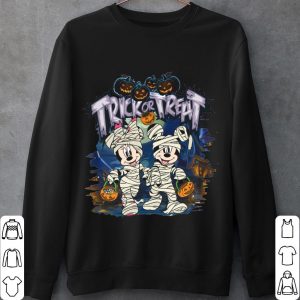 Walt Disney Halloween Shirt, Mickey Minnie Mummy Shirt, Mickey And Minnie Halloween Trick or Treat Shirt 4