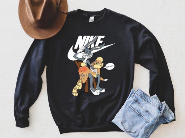 Awesome Nike Bugs Bunny Spanking Lola Just Do It Shirt 2