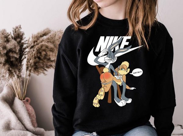 Awesome Nike Bugs Bunny Spanking Lola Just Do It Shirt
