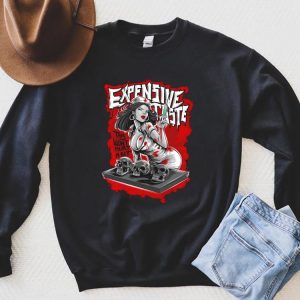 Awesome The Nurse And Skull Shirt, Nurse Expensive Taste This Wont Hurt A Bit Shirt 4