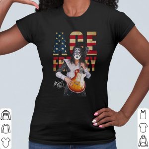 Hot Ace Frehley Kiss Band American Flag Shirt 4